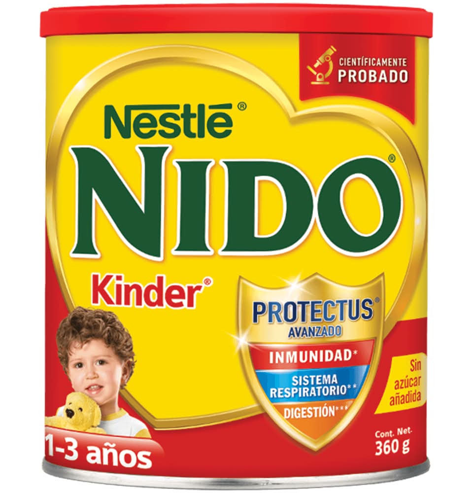 Nido · Kinder fórmula infantil, A partir de 1 año (360 g)