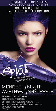 Splat Midnight Amethyst Color & Bleach Kit (180 g)