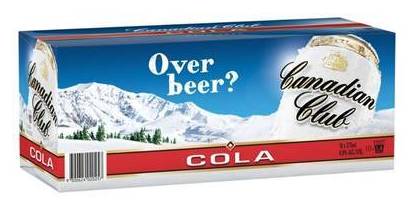 Canadian Club & Cola 375ml (10 Pack)