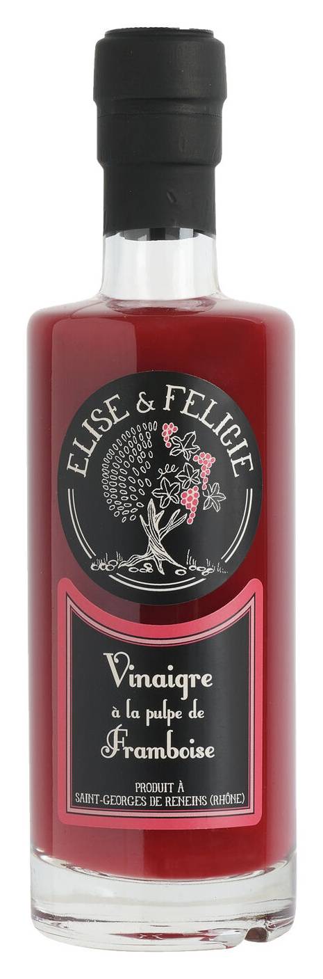 ELISE & FÉLICIE - Vinaigre à la pulpe de framboise (250ml)