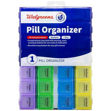 Walgreens Standard 7-day Pill Organizer