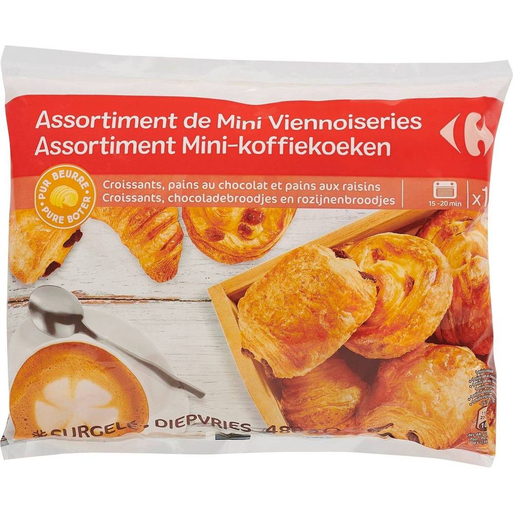 Carrefour - Mini viennoiseries assortiment (18 pièces)