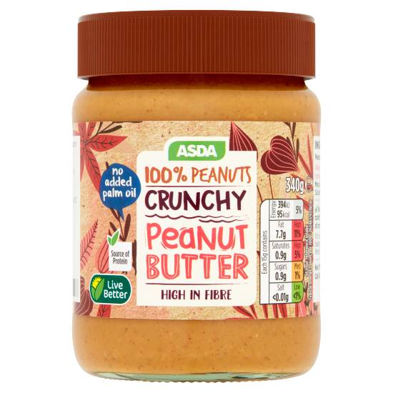 ASDA Crunchy Peanut Butter (340g)