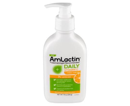 AmLactin Daily Vitamin C Lotion With 7% Lactic Acid (7.9 oz)