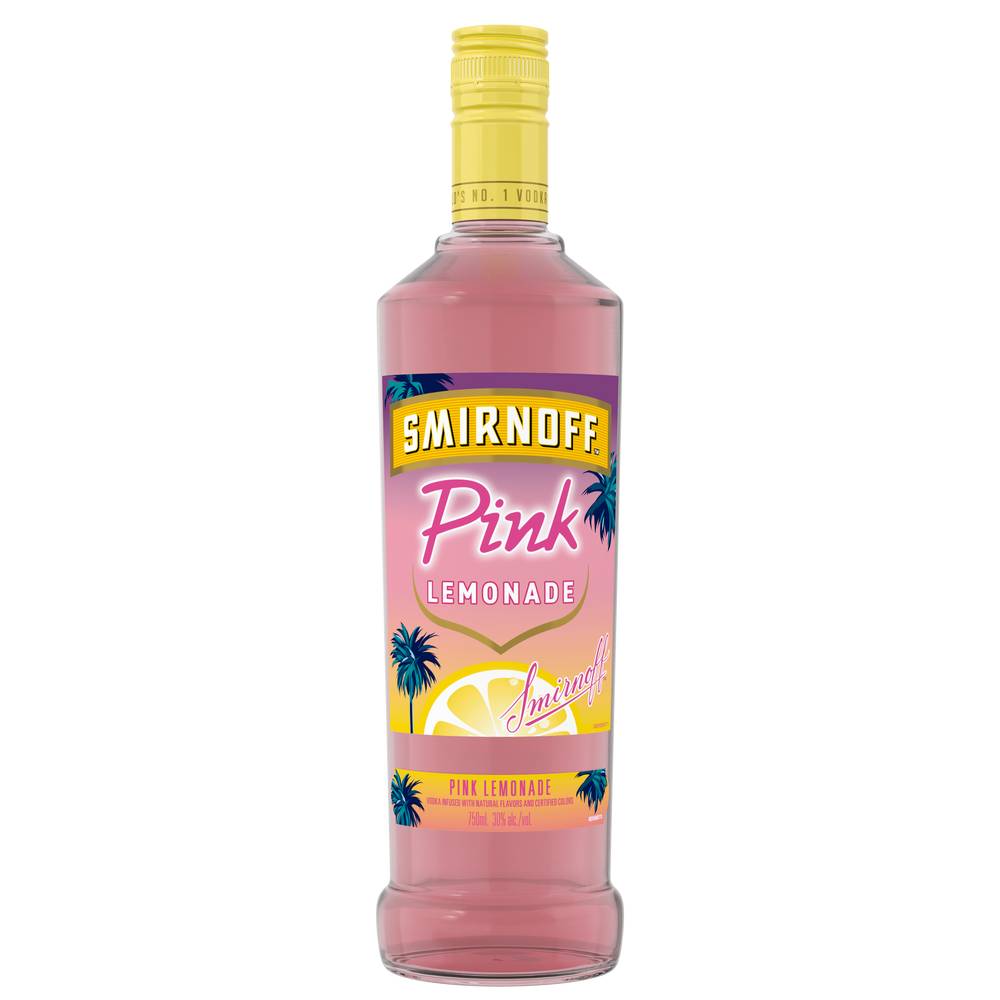 Smirnoff Pink Lemonade Vodka (750 ml)