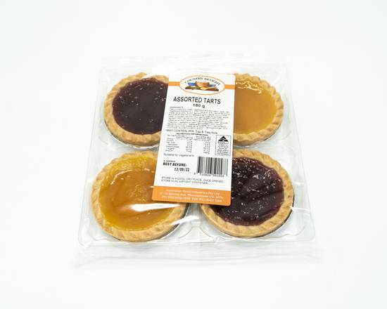 Country Delights Assorted Jam Tarts (4 Pack)