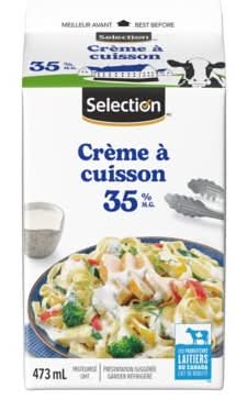 Selection 35% M.f Cooking Cream (473 ml)