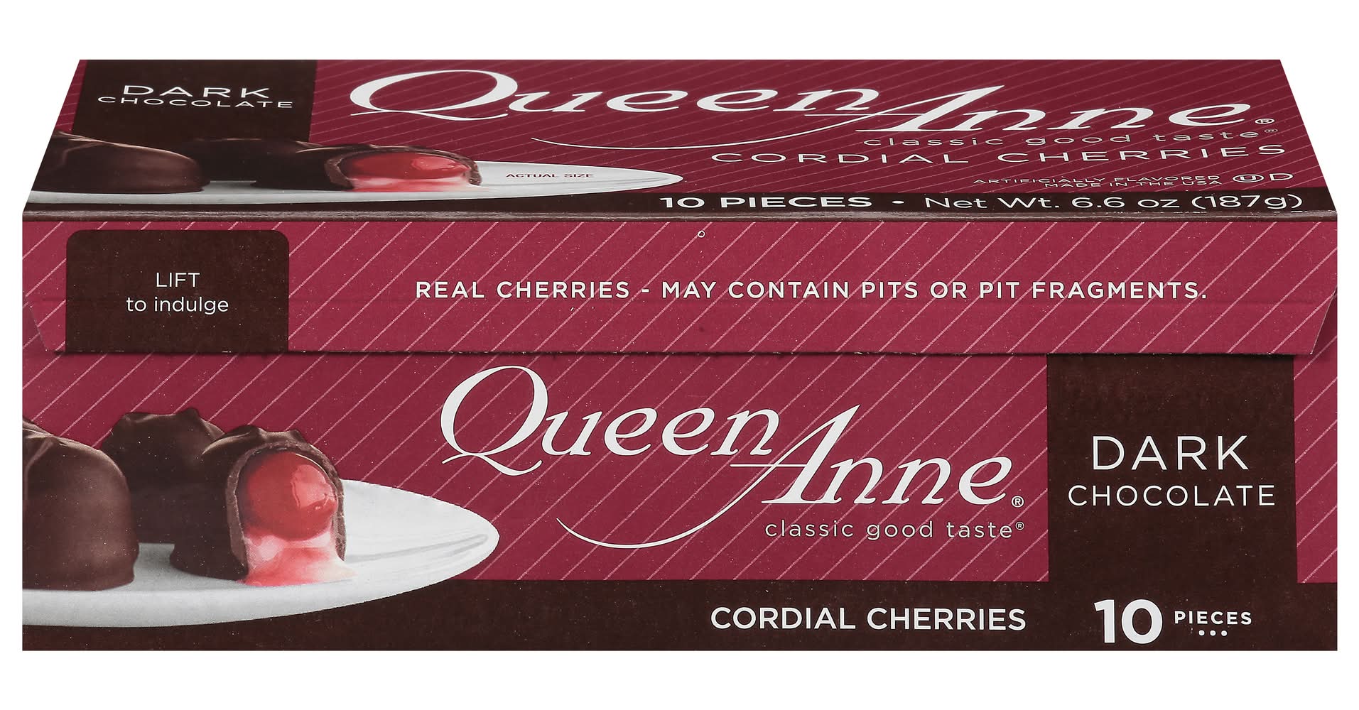Queen Anne Cordial Cherries, Dark Chocolate