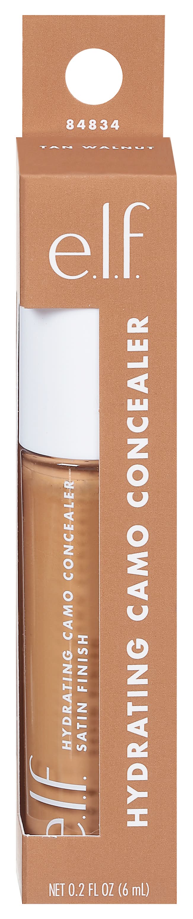 e.l.f. Tan Walnut Satin Finish Hydrating Camo Concealer (0.2 fl oz)