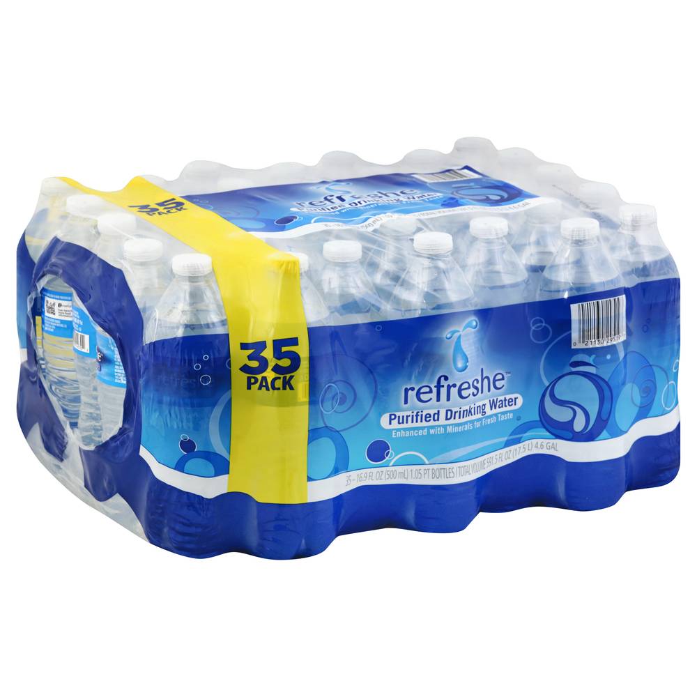 Refreshe Purified Drinking Water (35 x 1.1 lbs)