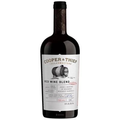 Cooper & Thief Bourbon Barrel Aged Red Blend Wine (750 ml)