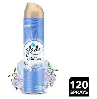 Glade Clean Linen, Aerosol Air Freshener (300ml)