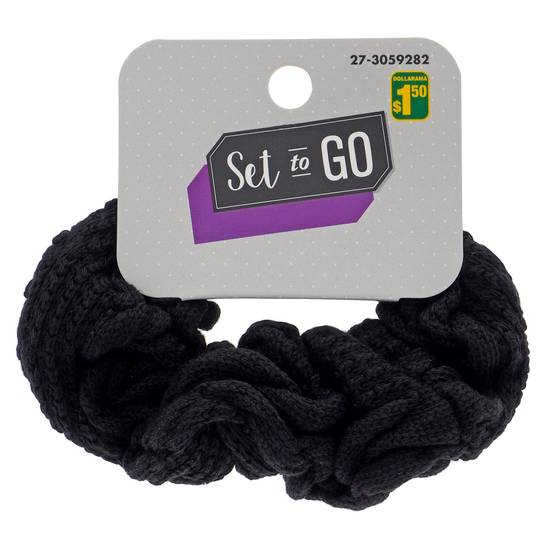 Set To Go Scrunchie en tricot pour cheveux (##)