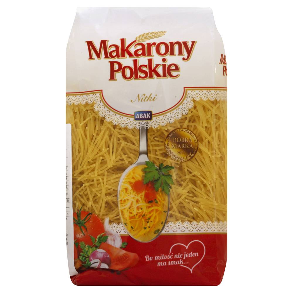Makarony Polskie Nitki Abak Pasta (18 oz)