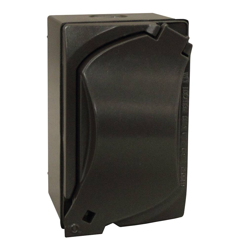 Sigma Engineered Solutions 1-Gang Metal Weatherproof New Work Switch/Outlet Electrical Box | 16559BR