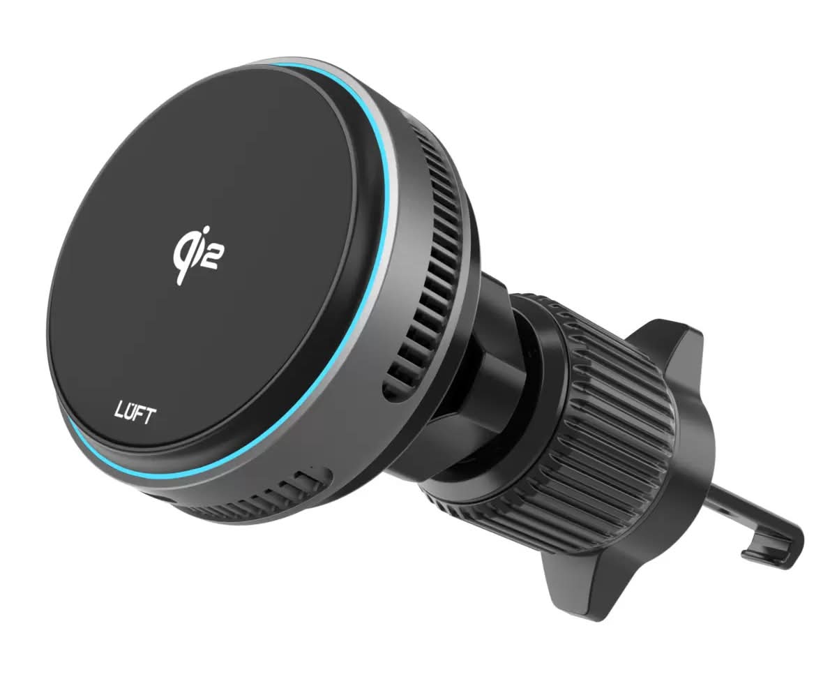 LUFTQI2 ワイヤレス充電ホルダー 15W急速充電MAGSAFE対応 冷却ファン/ペルチェ素子内臓