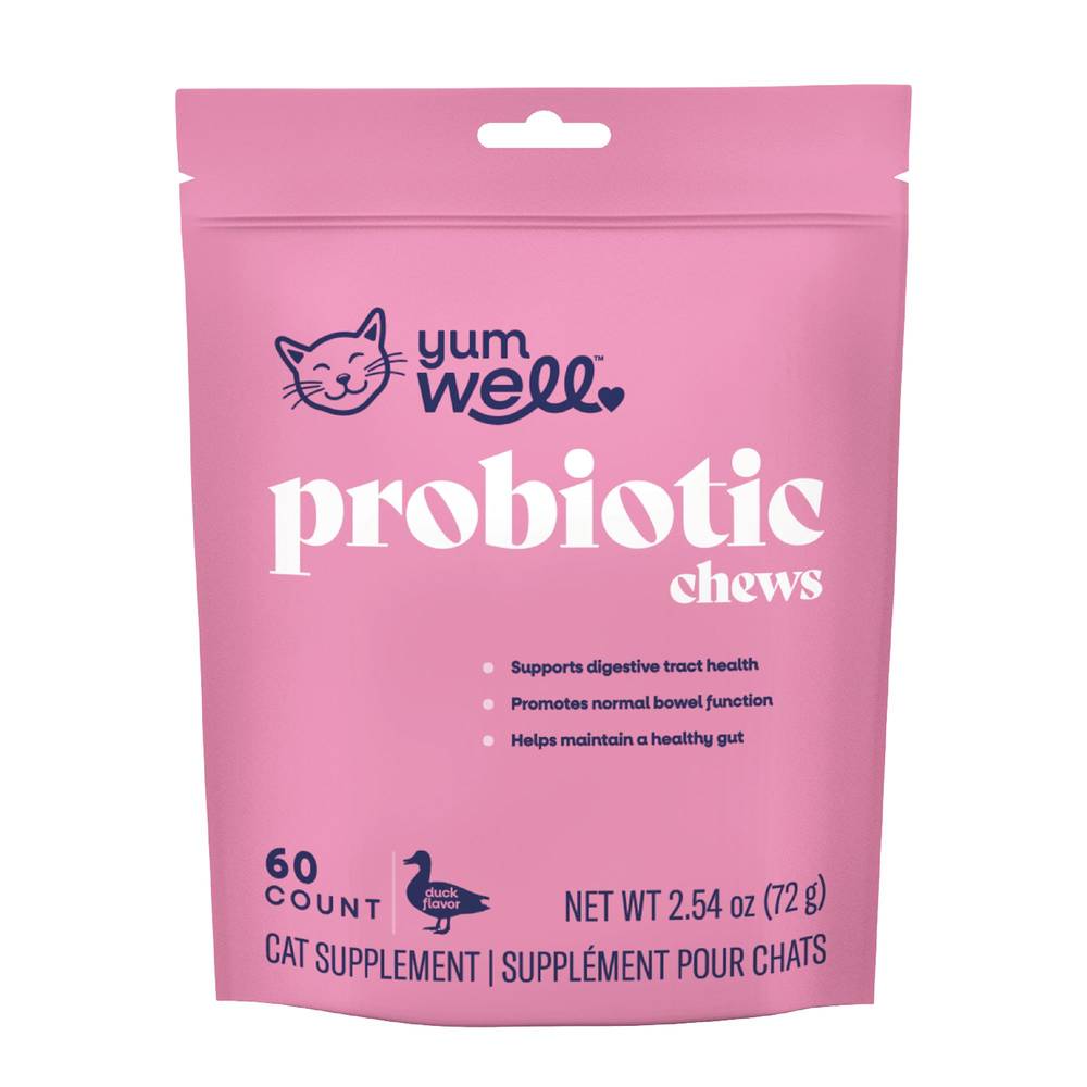 Yumwell Cat Probiotic Soft Chews (60 ct)