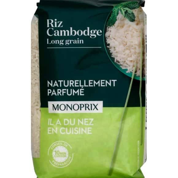 Monoprix Riz Long Grain Naturellement Parfumé 10Mn Le Paquet De 500G