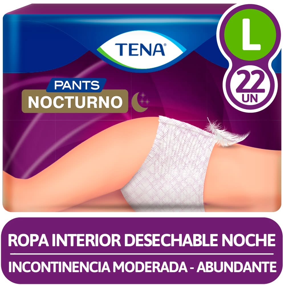 Pants Tena Nocturno G 22 Unidades