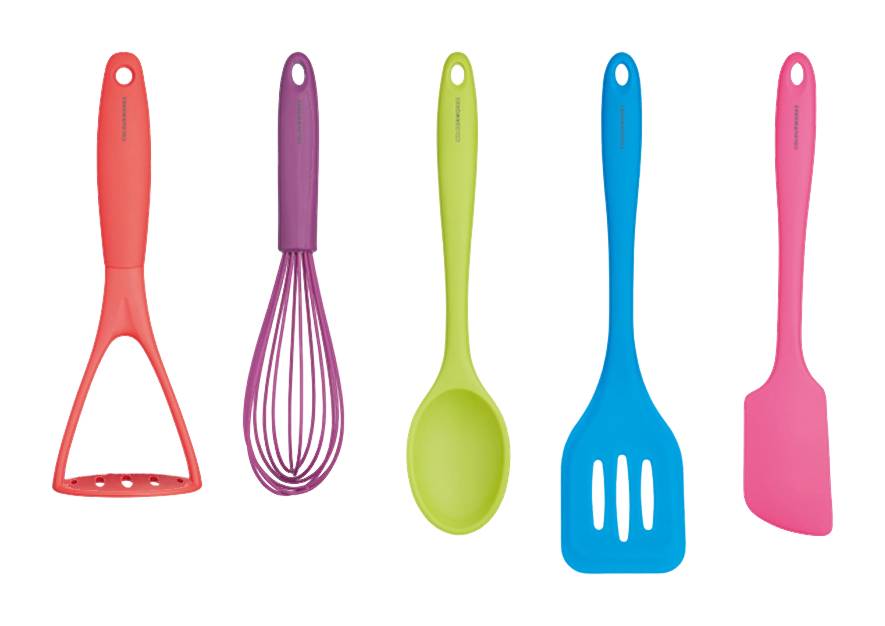 COLOURWORKS Bright Complete Kitchen Utensil Set 5pcs