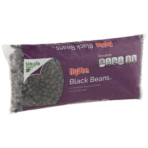 Hy-Vee All Natural Beans, Black (16 oz)