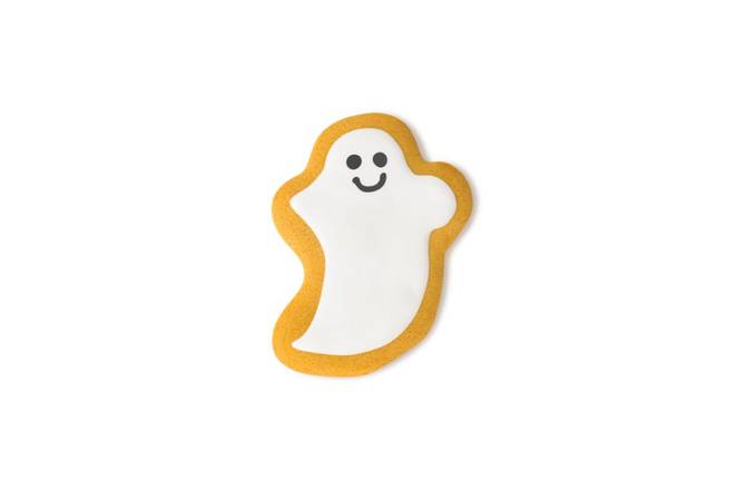 Iced Ghost Gingerbread Biscuit