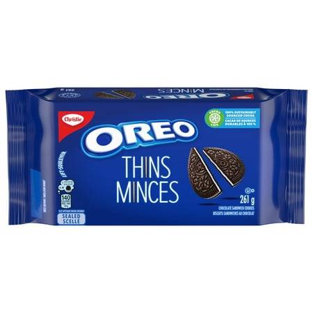 Oreo Thins Original Chocolate Sandwich Cookie (261 g)