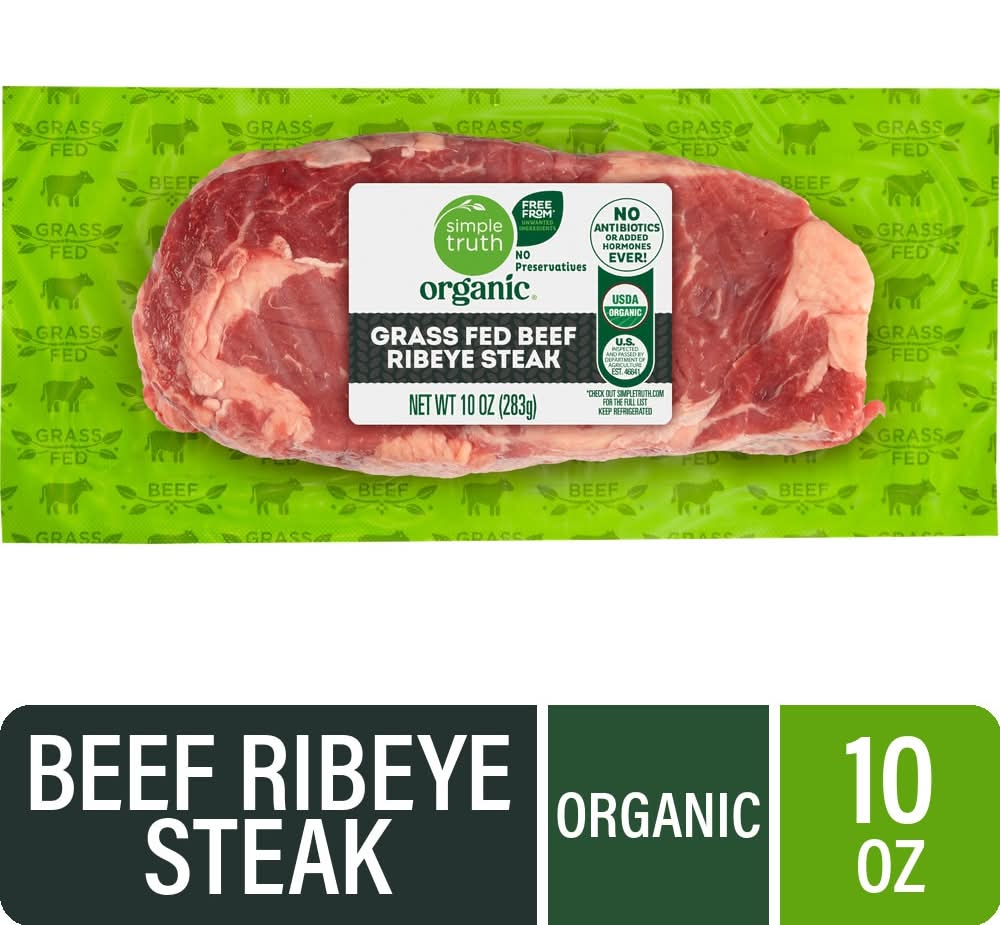 Simple Truth Organic® Grass Fed Beef Ribeye Steak