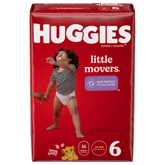 Huggies Little Movers 6 Disney Baby Diapers ( 16 ct )