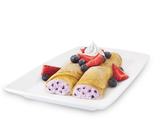 Philly Blueberry Cream Cheese Crepe