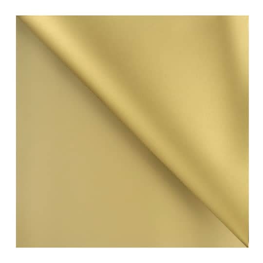 Ashland Floral Bouquet Wrapping Paper, 22.8x22.8 in, Gold (20 ct)