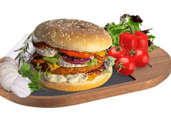 Burger végétarienne & chèvre🌱🐐