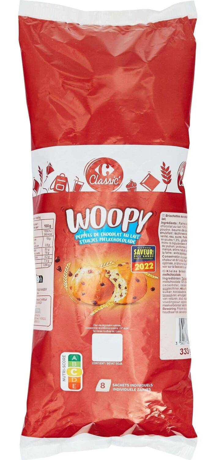 Carrefour Classic' - Pain brioches, pépites de chocolat au lait (8)