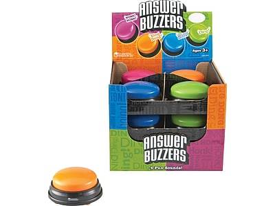 Learning Resources Answer Buzzers Activity Set (3y+/assorted) (12 ct)