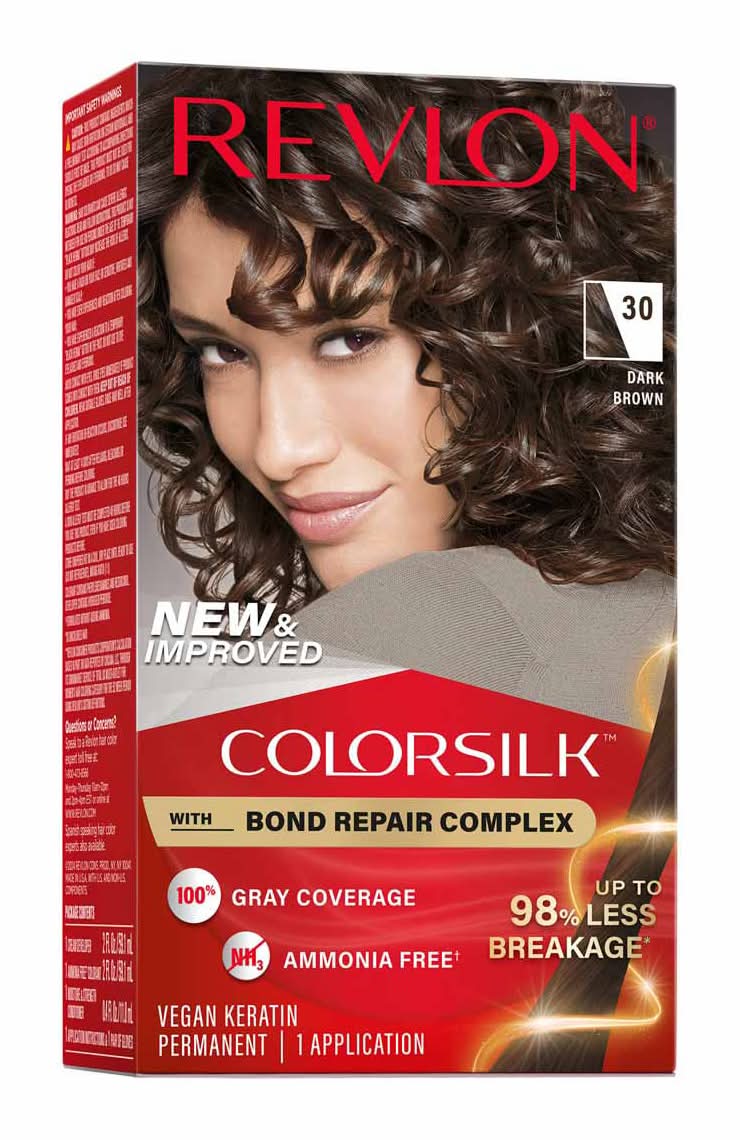 Revlon Colorsilk Permanent Hair Color - 30 Dark Brown 1 Ct