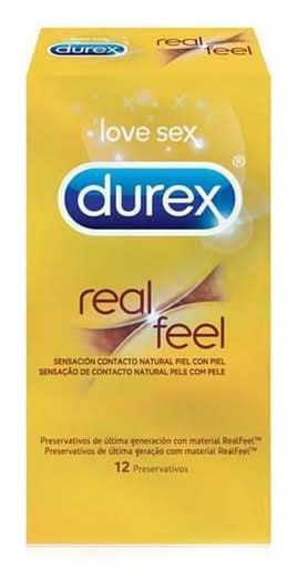 Preservativo Real Feel Durex 12 un