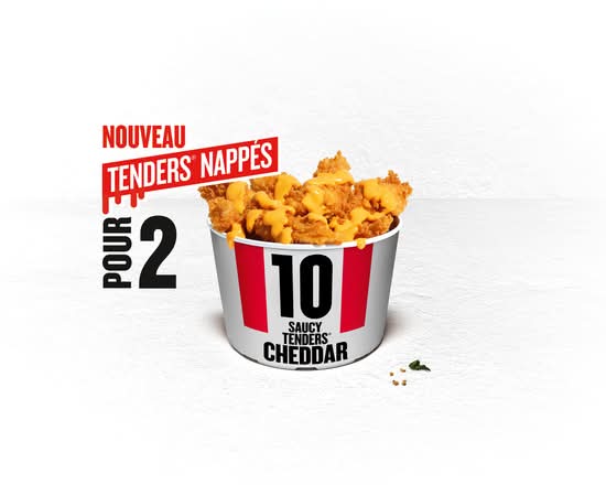 10 Saucy Tenders® Cheddar