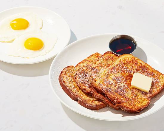 Order French Toast Combo food online from Yolko Breakfast Cafe store, Chicago on bringmethat.com