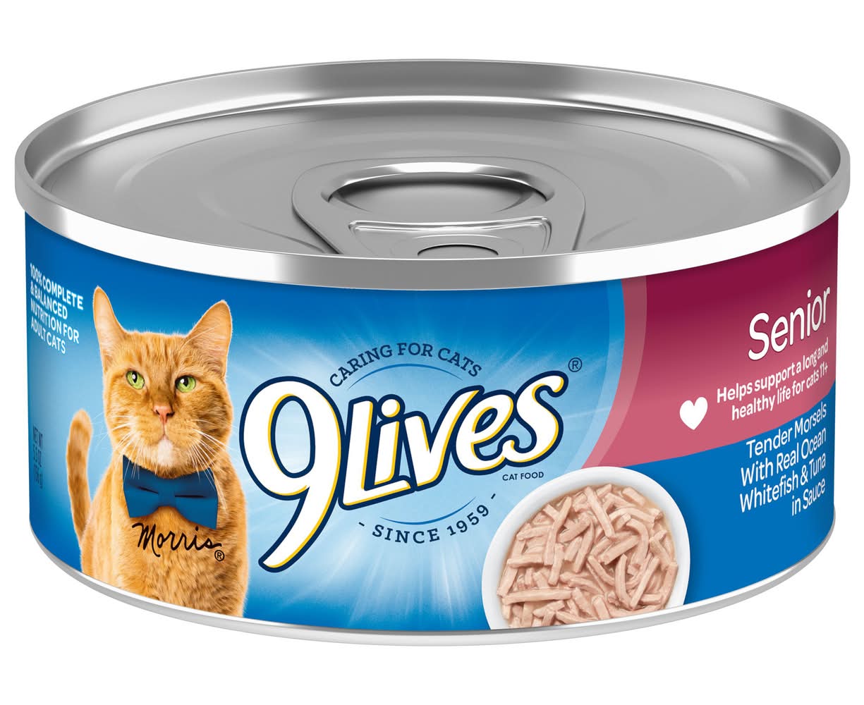 9Lives Wet Senior Cat Food (5.5 oz)
