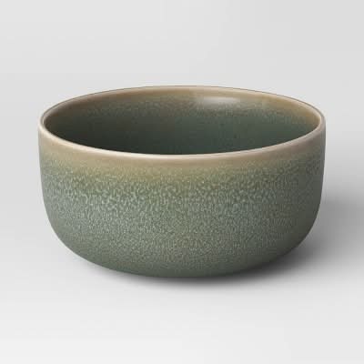 Threshold Stoneware Tilley Cereal Bowl, Olive Green