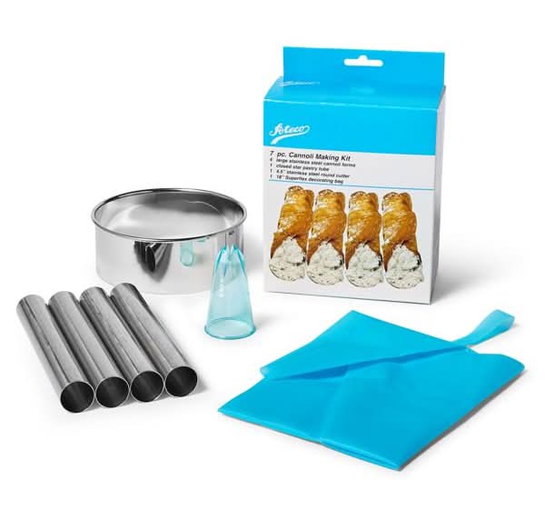 Ateco 7-Piece Cannoli Making Kit Blue 7 piece