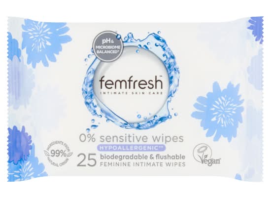 Femfresh Feminine Intimate Wipes (25 pack)