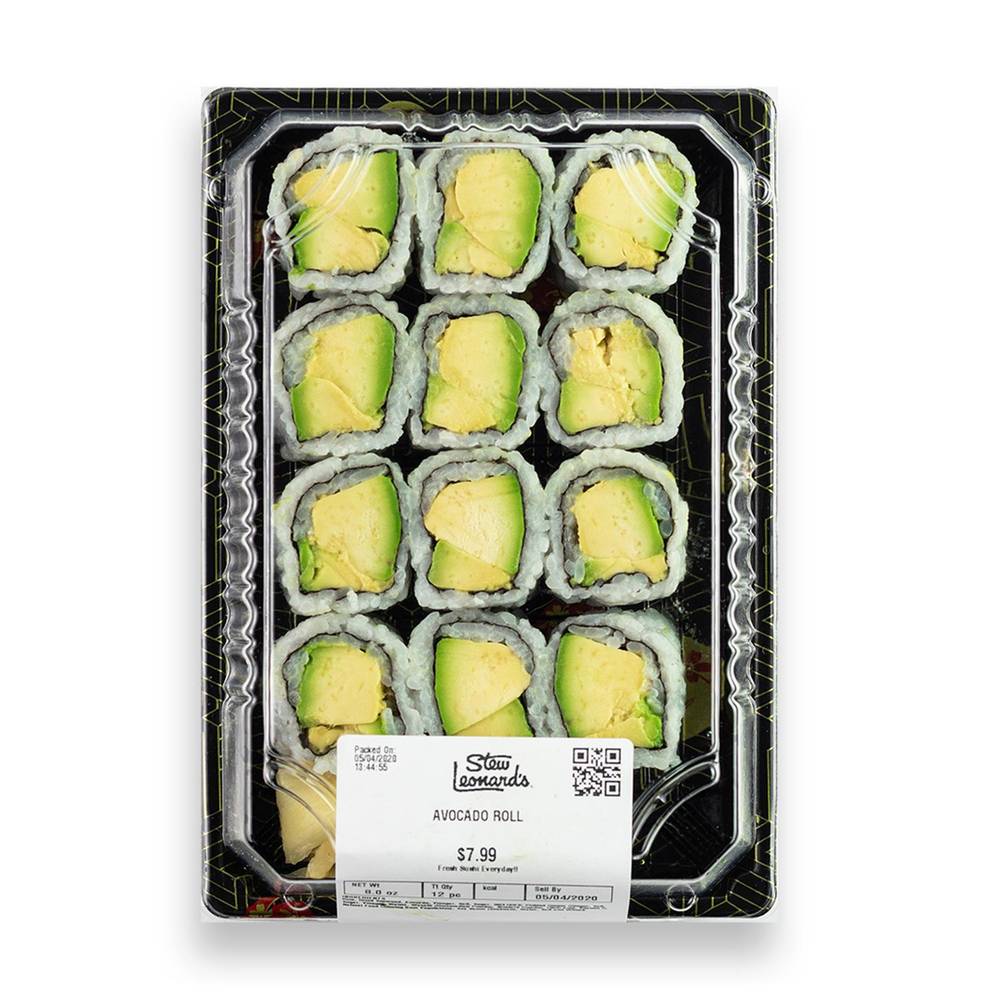Stew Leonard's Avocado Roll (8 oz, 12 ct)