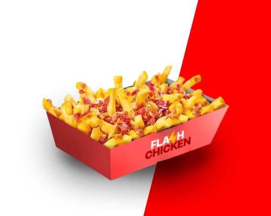 King frites cheddars bacon