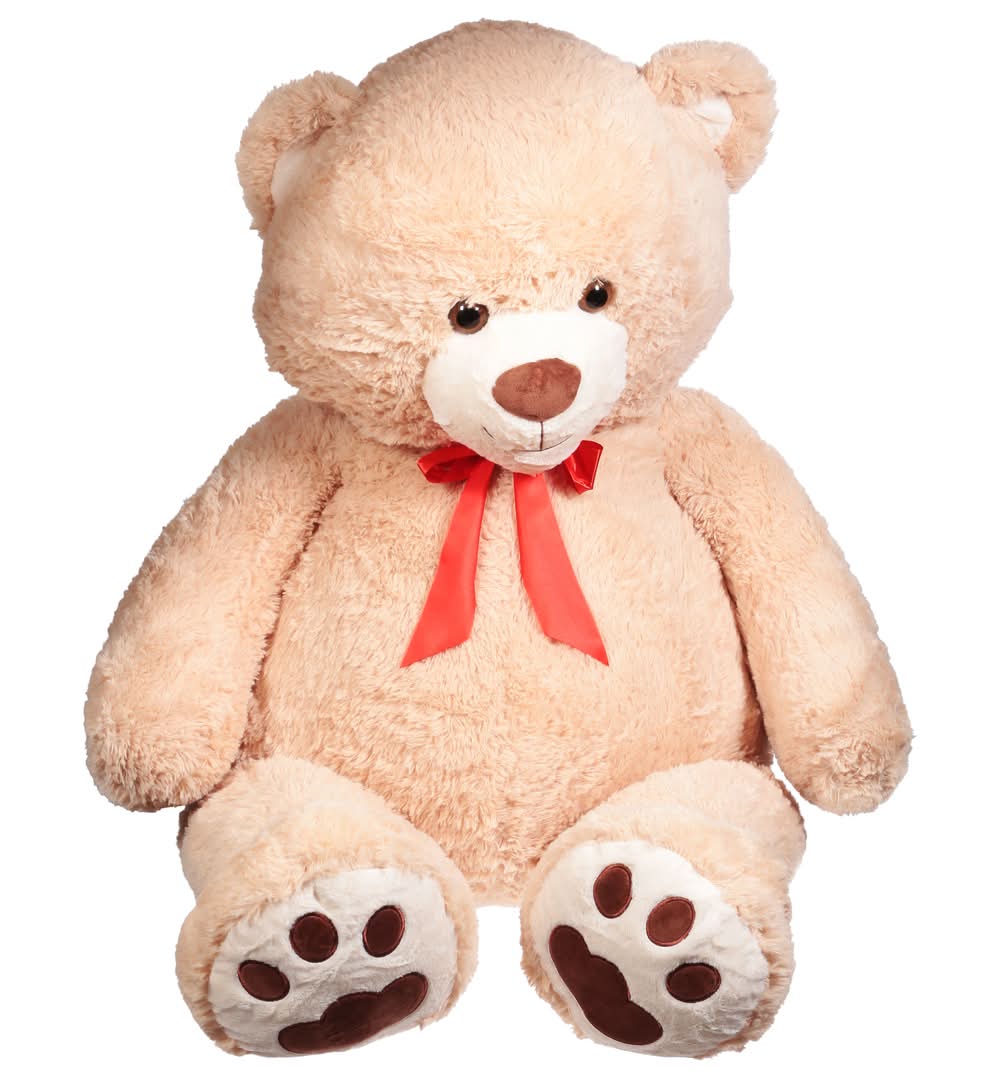 Goffa Teddy Bear With Ribbon, 55 in
