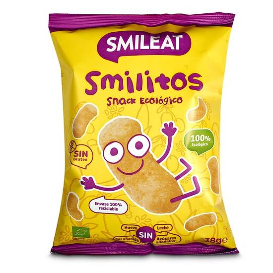 Snack Smilitos Smileat Bolsa (38 g)