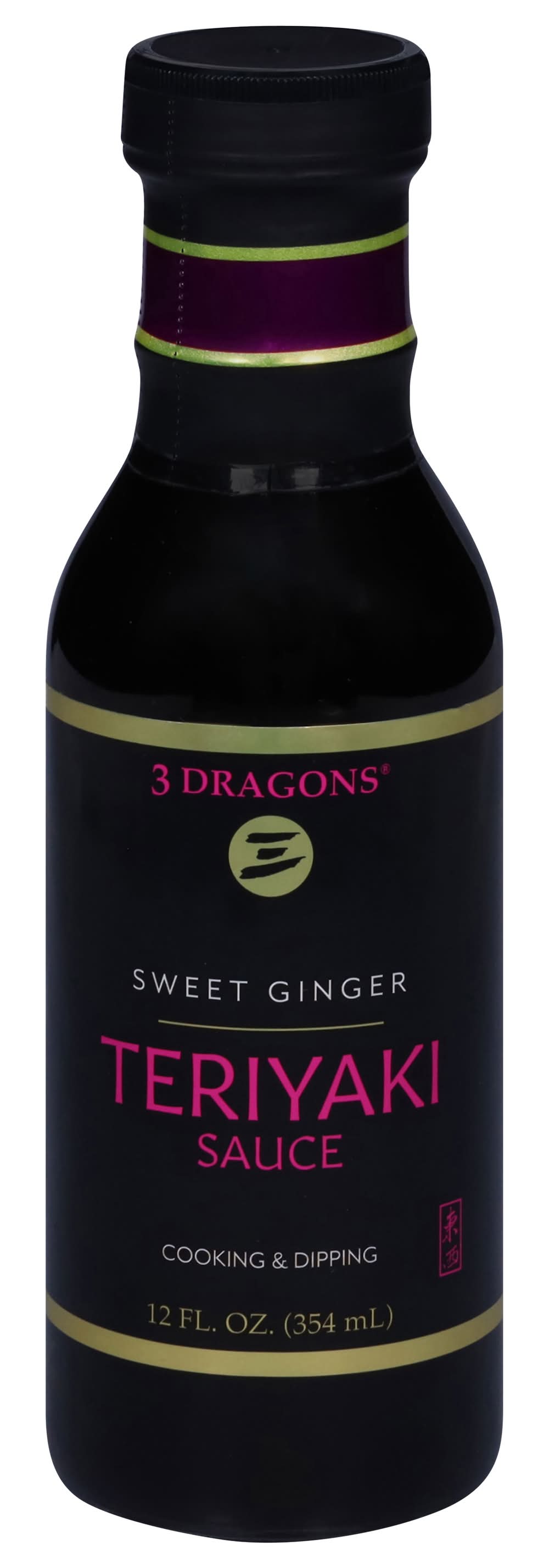 3 Dragons Sweet Ginger Teriyaki Sauce (12 fl oz)