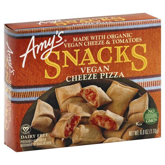 Kosher Dairy Free Vegan Cheeze Pizza Snacks Amy's 6 oz