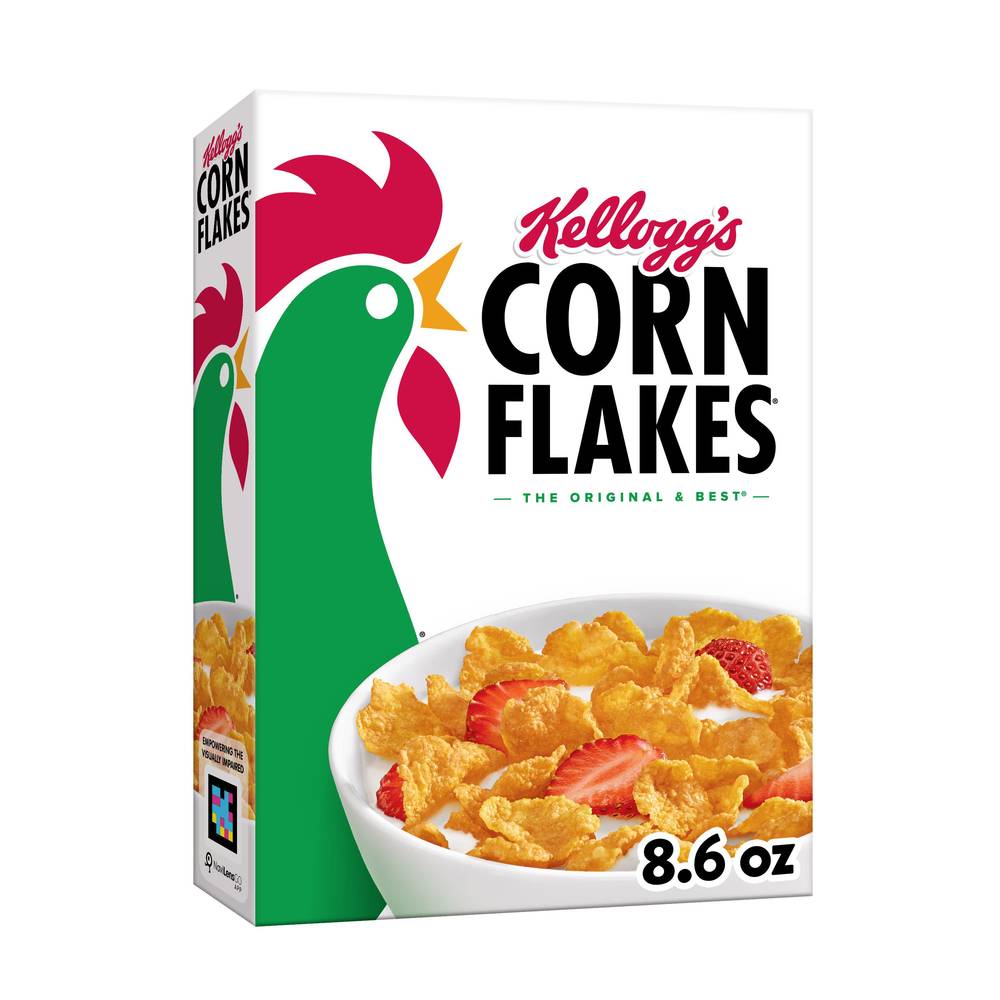 Corn Flakes Kellogg's Breakfast Cereal Kids Cereal (8.6 oz)