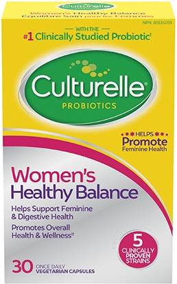 Culturelle Probiotics Healthy Balance Vegetarian Capsules, Women (30 ct)